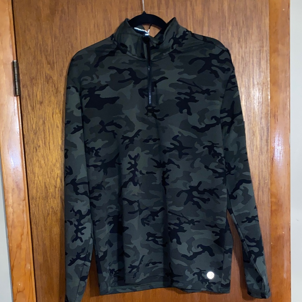 Camouflage Zip Pocket Pullover❤️
